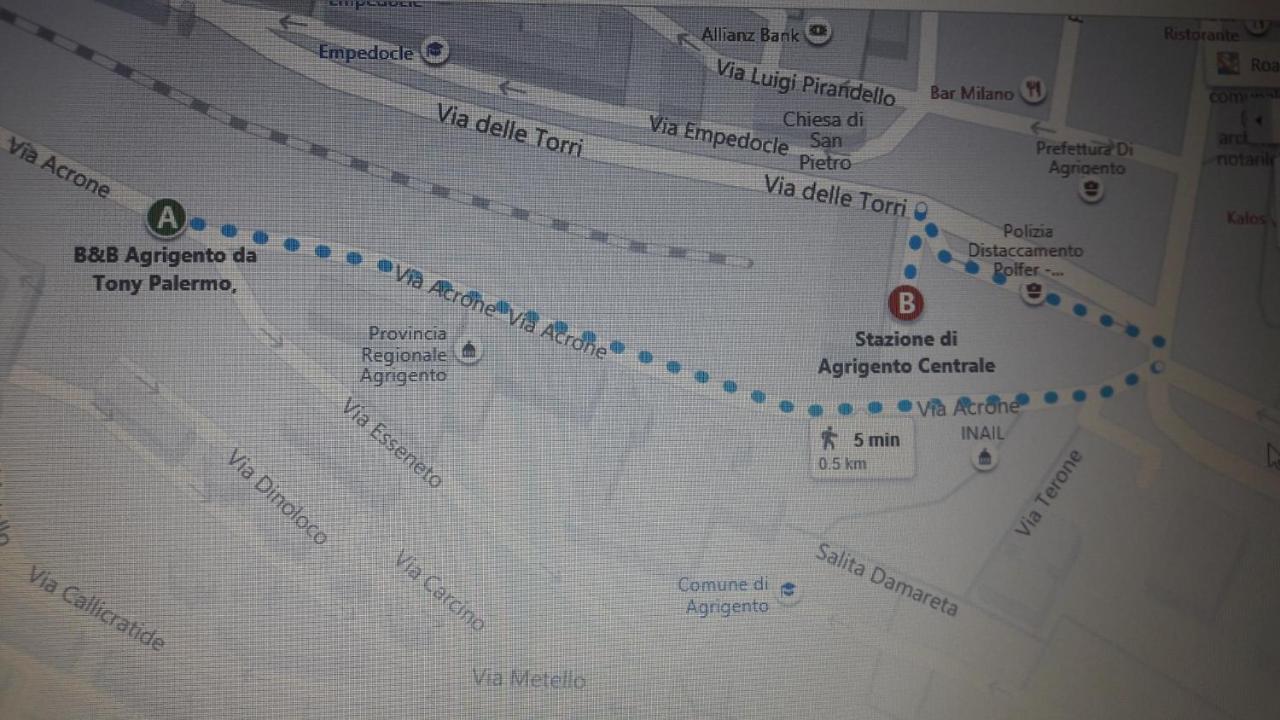 B&B Agrigento Da Tony Palermo Экстерьер фото
